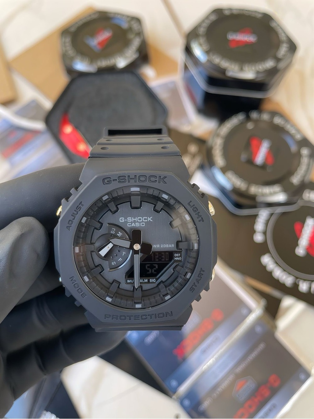 Casio G-SHOCK Black Resin Analog-Digital Watch